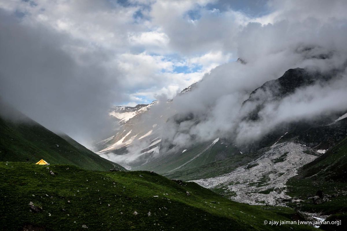 Trekking across the Buran Pass, Himachal